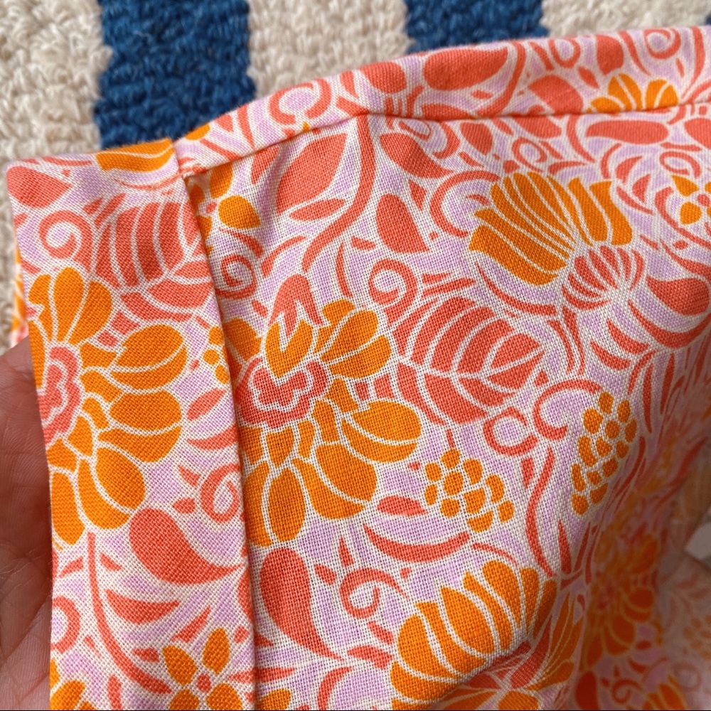 🍊 ZARA ORANGE PINK FRONT TWIST CROP TOP! - Picture 7 of 13